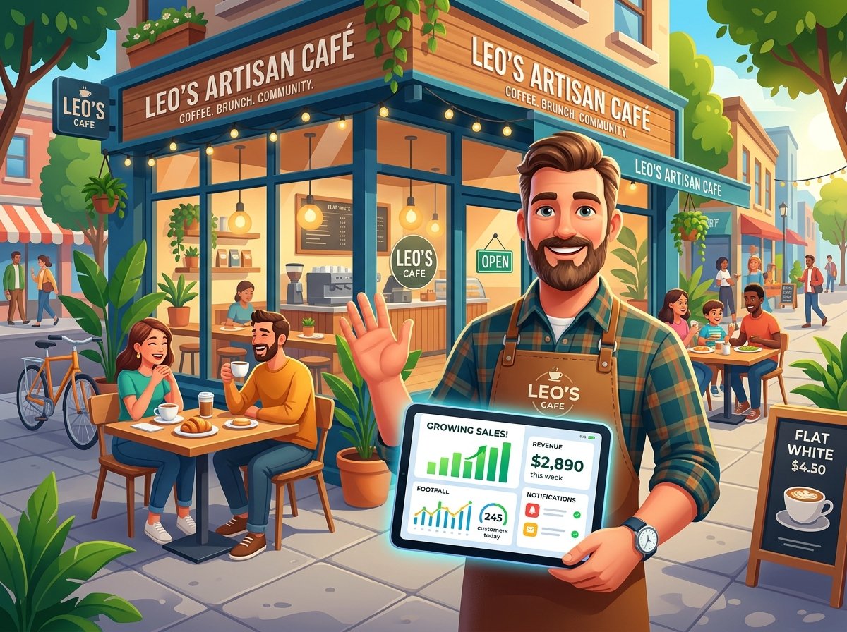 Local store owner growing business with footfall and customer leads on Hi Hello